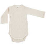 Long sleeve wrap baby bodysuit